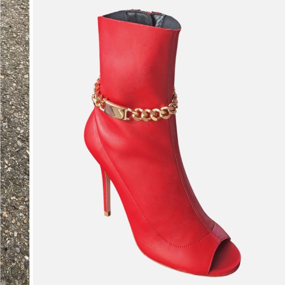 Stana Ruby Calf Sock Boots  38/US7.5 Monica Chiang - Picture 3 of 4
